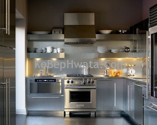 Tủ bếp inox tiện dụng