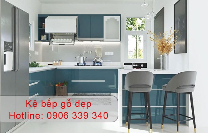 kệ bếp gỗ đẹp