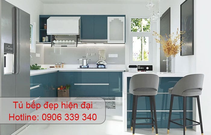 tủ bếp đẹp hiện đại