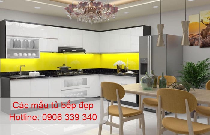 các mẫu tủ bếp đẹp