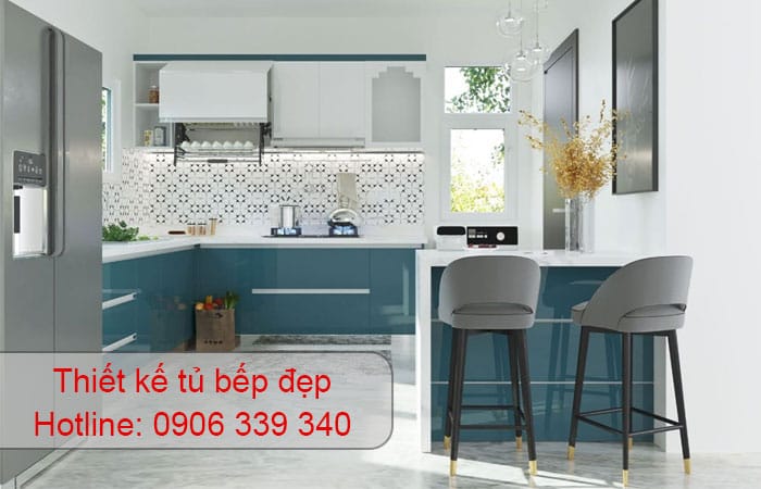 thiết kế tủ bếp đẹp