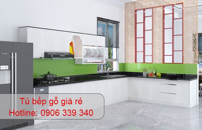 tủ bếp gỗ giá rẻ