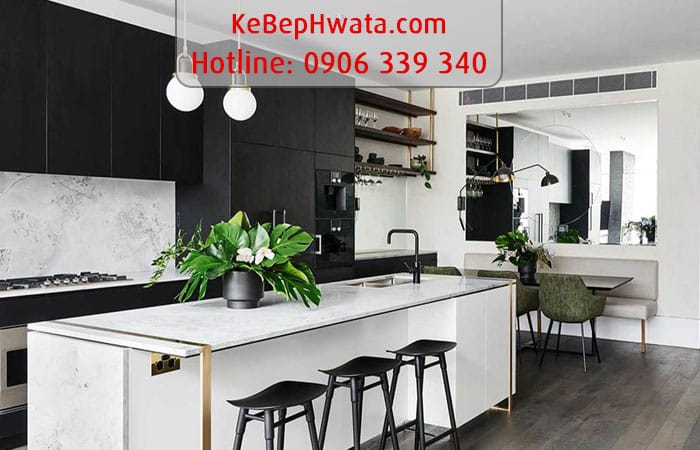 giá tủ bếp inox cánh kính