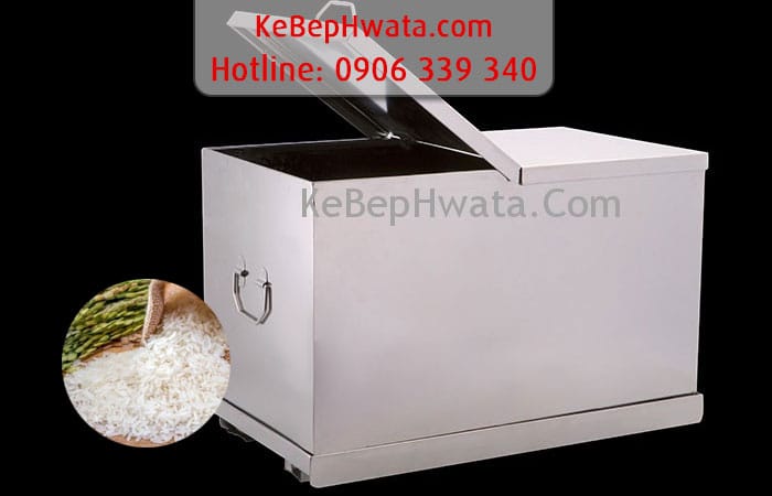 thùng gạo inox tủ bếp